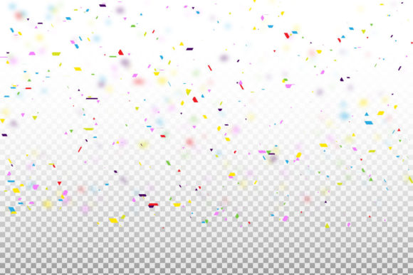 Download Colorful Confetti Background Design - Confetti Collection