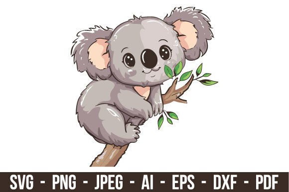 Download Cartoon Koala SVG - Cartoon Collection