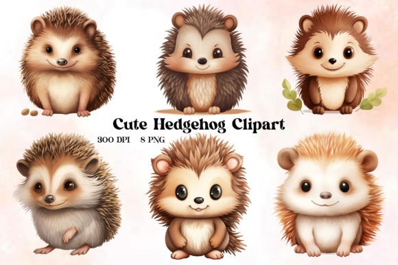 Download Cute Hedgehog Png - Premium Bundle