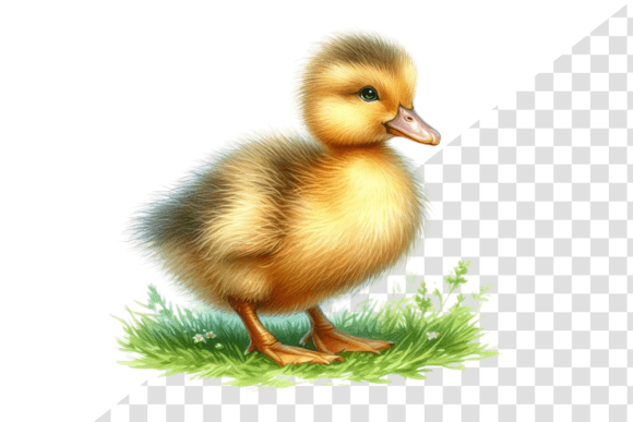 Download Curious Duckling Watercolor Clipart - Premium Resources