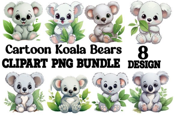 Download Cartoon Koala Bears Clipart - Cartoon Collection