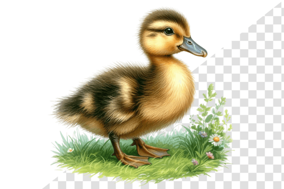 Download Curious Duckling Watercolor Clipart - Curious Collection